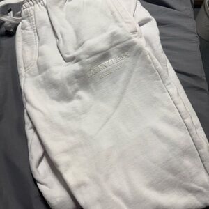 TALENTLESS White Track Pants